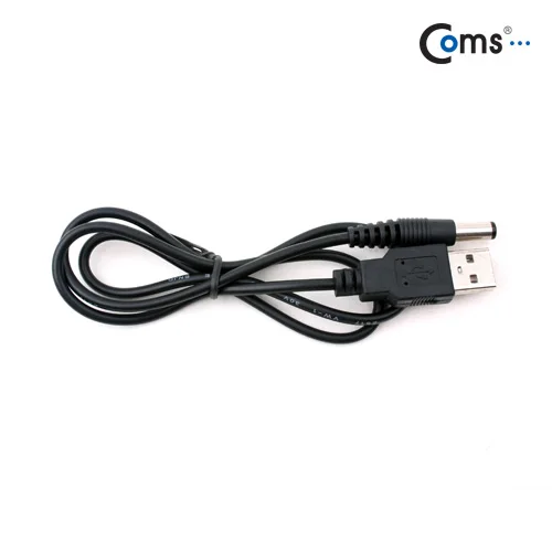 Coms NA087 DC Power Cable 70cm USB A(M)/DC(M) 5.5x2.1