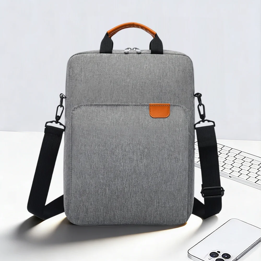 

New Laptop Pouch Handbag For iPad Air Pro 11 12.9 Air 10.9 Tablet Samsung Notebook Computer Birefcase Tablet Shoulder Sleeve Bag