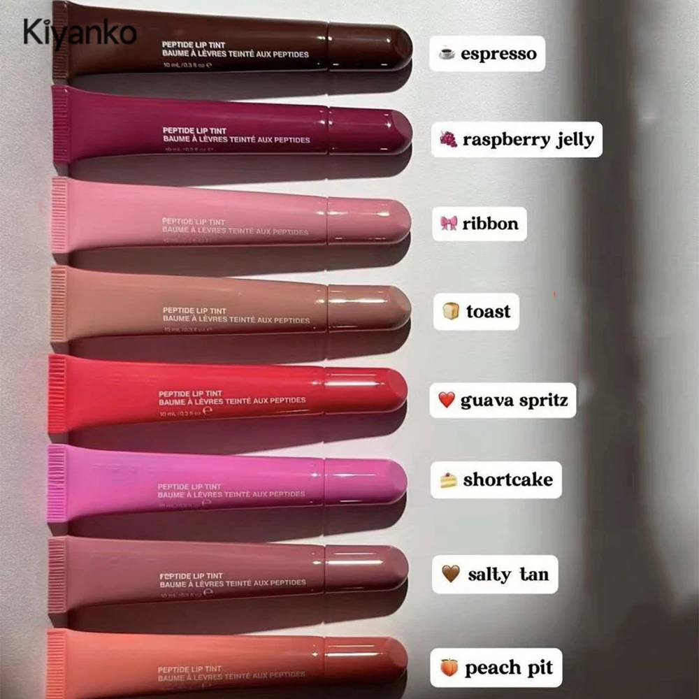 CHIHUANG Lipgloss Flüssiger Lippenstift Toast Espresso Himbeer Gelee Band Lippenstift Schönheit Kosmetik Produkte Damen Mädchen