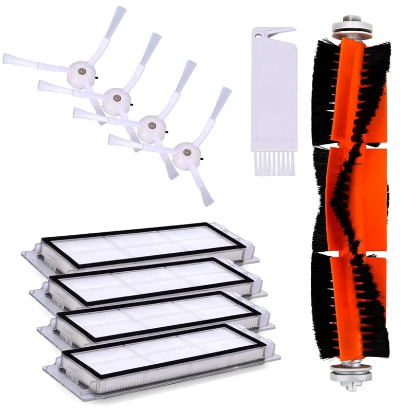 Replacement Parts Roller Brush Side Brushes HEPA Filters Compatible For Roborock S50 S51 Vacuum Cleaner Accessories