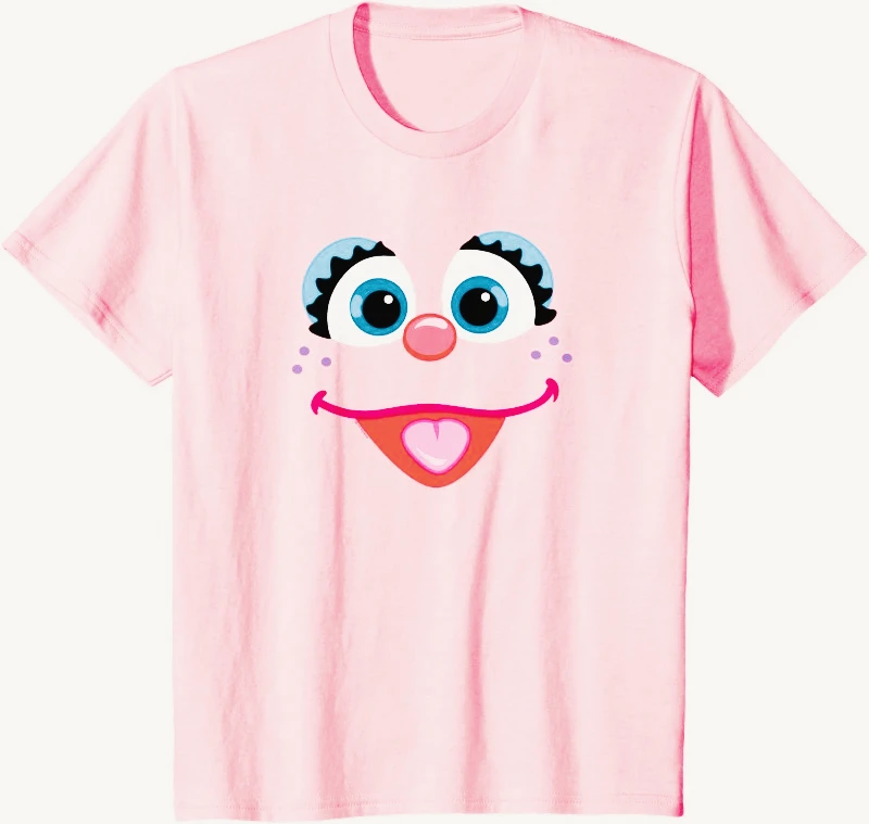 Sésamo Street Abby Cadabby Face Disfraz de Halloween Camiseta Sudadera gráfica] Lindo personaje de dibujos animados, tela suave y elástica