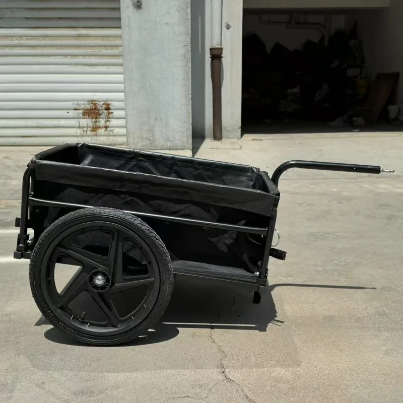 

Household Leisure Camping Trolley Outdoor Convenient Spacious Portable Hiking Trolley Convey Sundries Camping Equipment