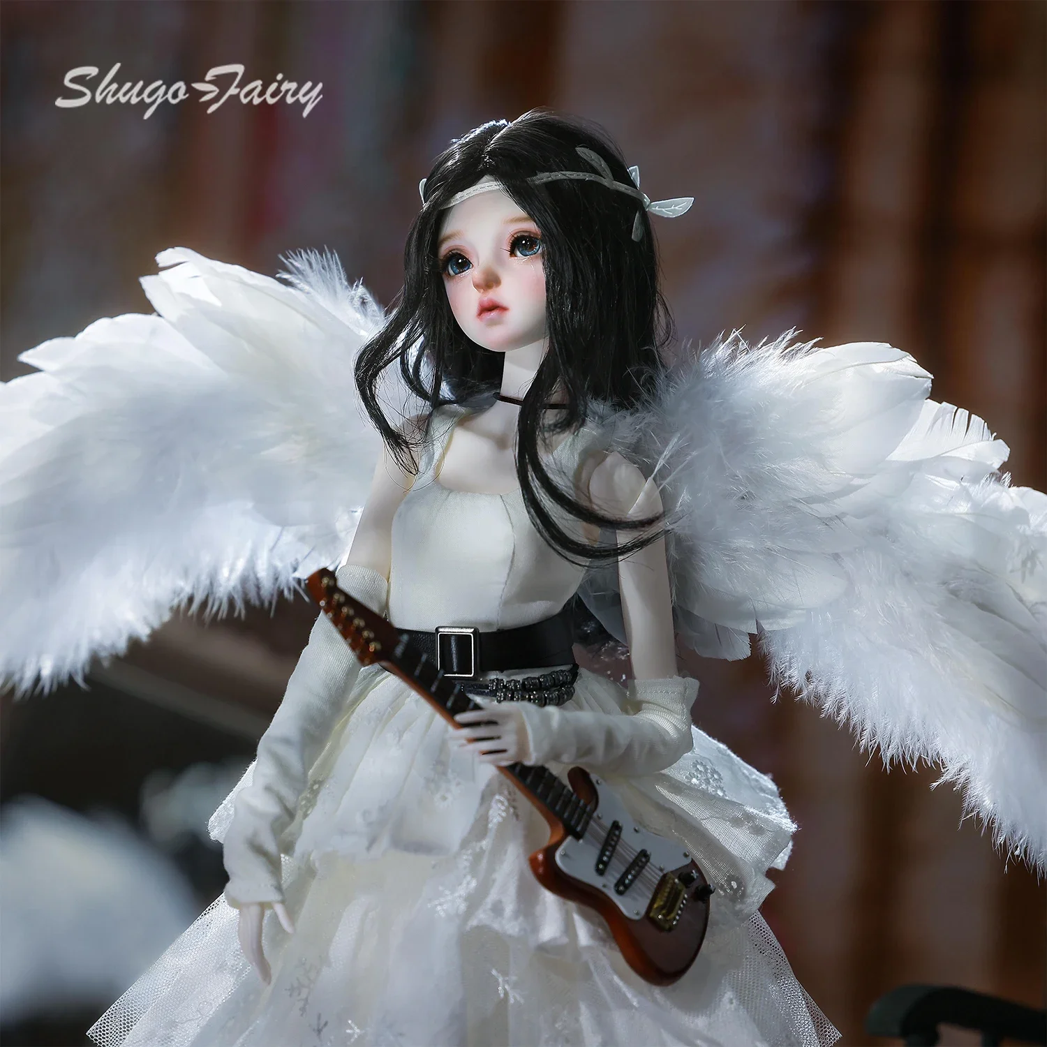 Lalka BJD 1/4 Punk Rock Anioł Gotycka Lalka Żywiczna Figurki BJD Shugafairy Celia L Pełny Zestaw Kolekcjonerska Lalka Lalki Articulowane