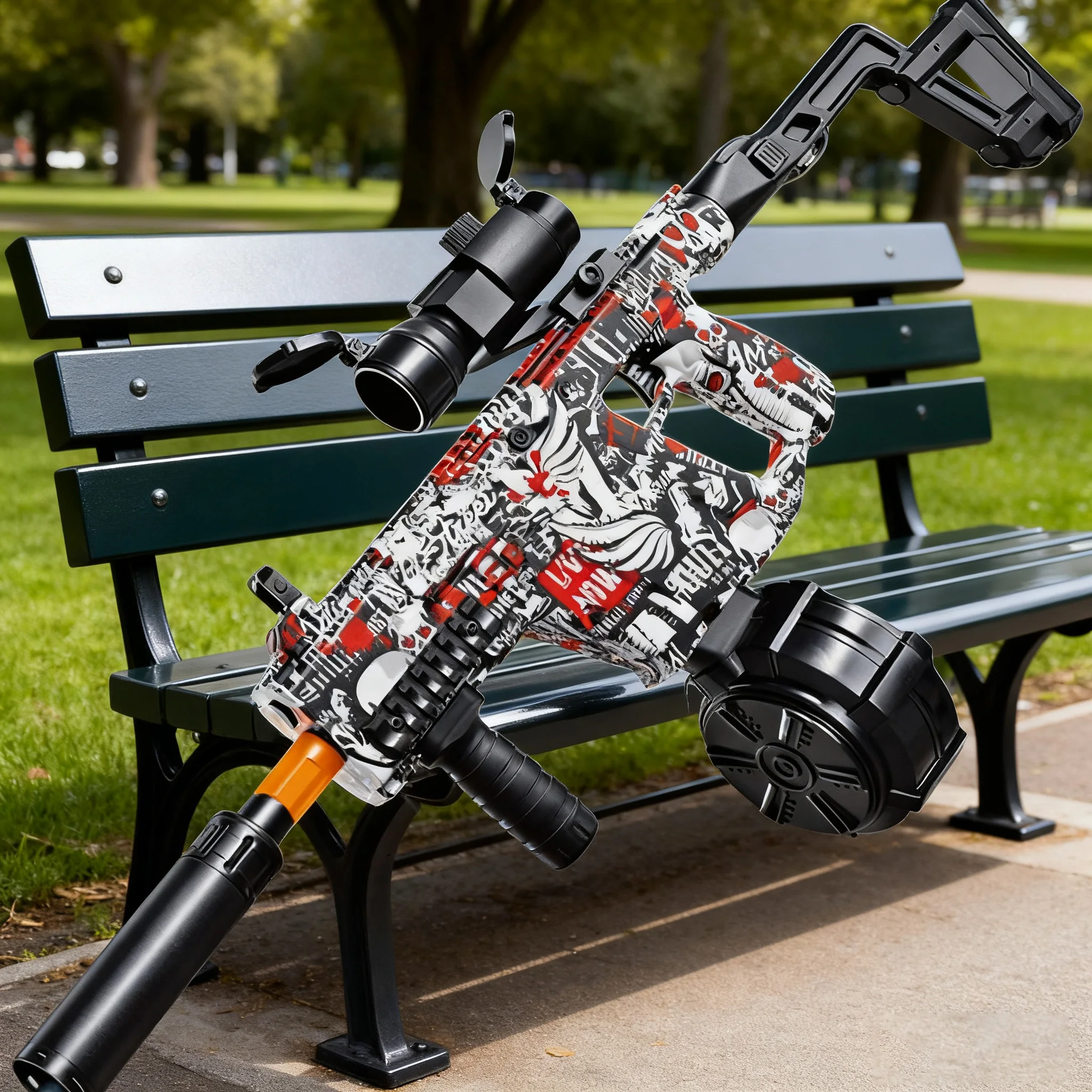 Brinquedo ao ar livre pai-filho: pistola de blasters de gel vetorial | Crie memórias duradouras com batalhas seguras, blaster de bola de gel ecológico