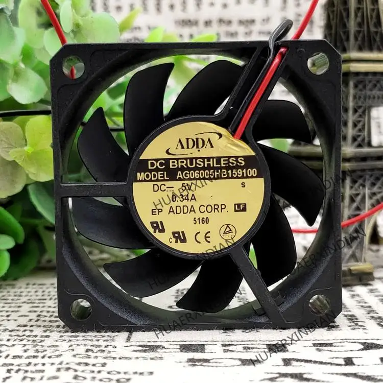 جديد AG06005HB159100 6015 DC5V 0.34A 2 6 سنتيمتر التبريد مروحة الجمعية عدة