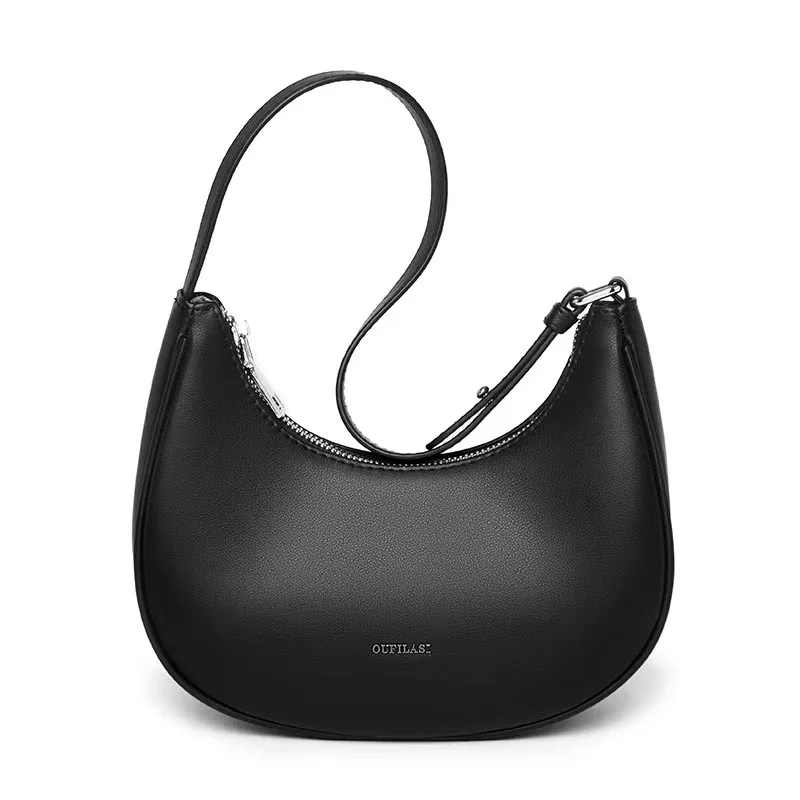 Luksusowe torby na ramię dla kobiet Half Moon Hobo Bag Lady Fashion Brand Torby pod pachę Skóra bydlęca Mała torebka ze sprzęgłem