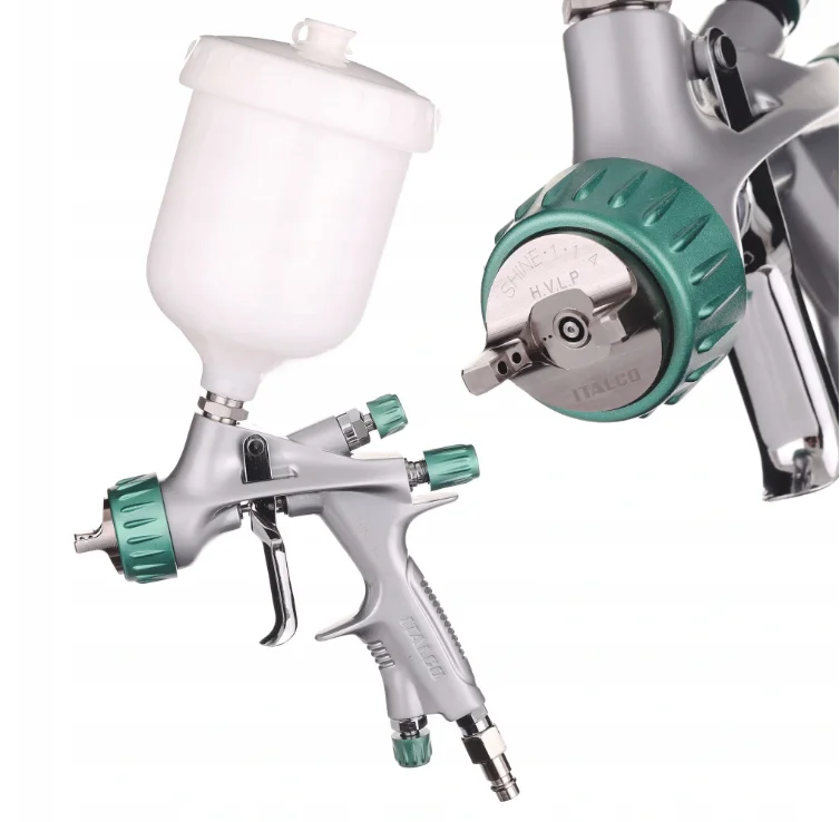

USA brand Original ITALCO SHINE H.V.L.P SPRAY GUN SPRAY GUN 1.3 tip 600ml cup