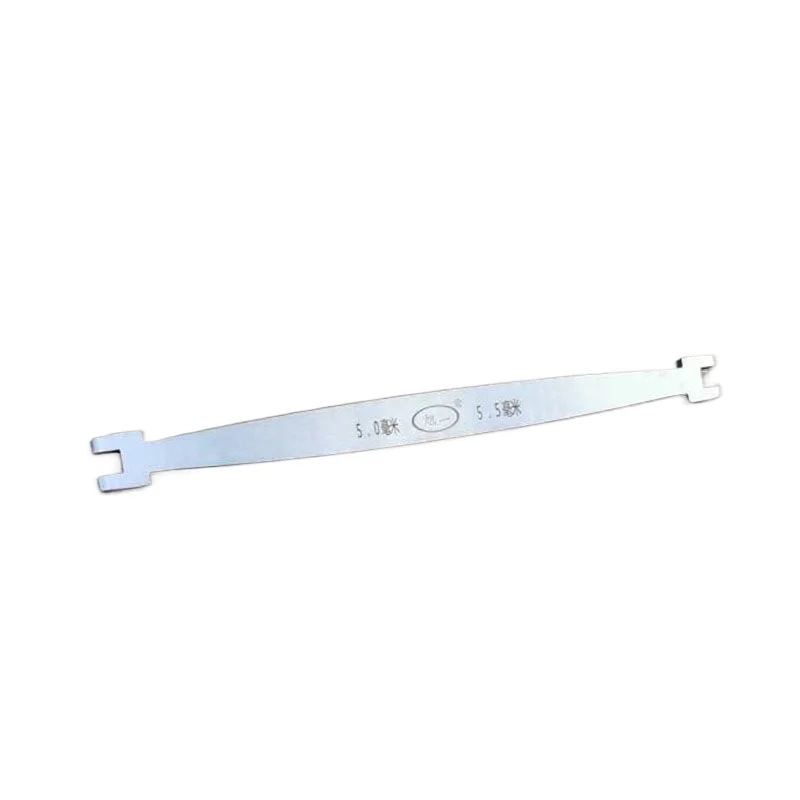 

Piano repair tools - Adjustment pin wrench, Double-ended pin wrench, Stainless steel material, 5mm and 5.5mm