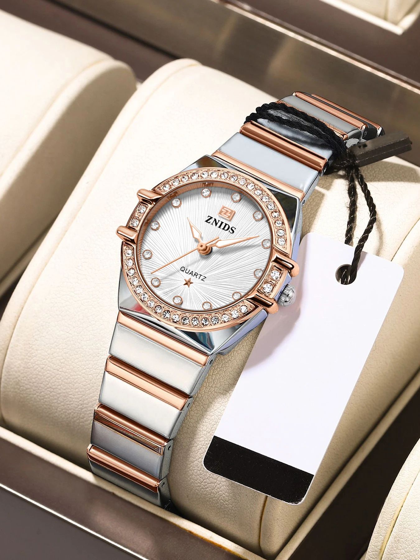 

Luxury Women's Watch, Waterproof, Luminous, Stainless Steel, High-Quality Quartz Women's Watch, Fashionable Casual Dress Watch, Perfect Gift for Women
