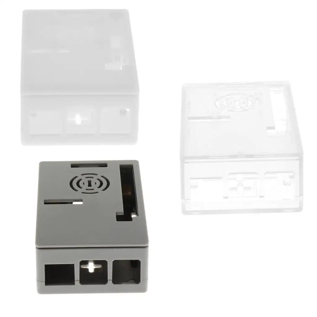 

Durable ABS Enclosure Box with Buckle Slot Design Heat Dissipation for Raspberry Pi 3B and 3B Plus