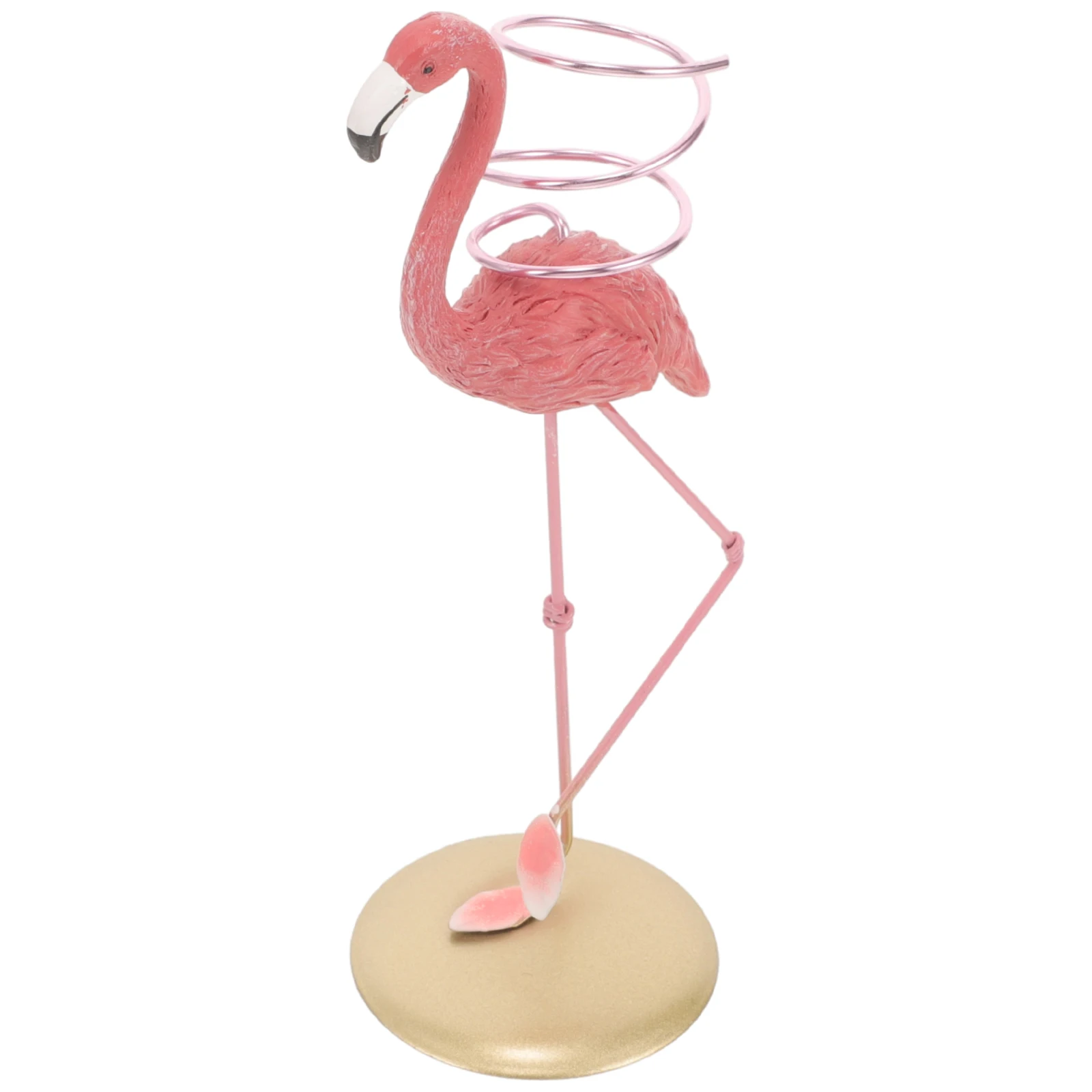 

Flamingo Air Rack Resin Decorative Stand Holder For Tillandsia Plants Ventilated Tabletop Display Durable Plant Storage Rack Air