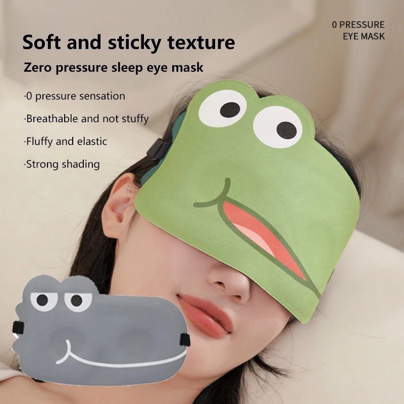 3d Cartoon Sleep Mask Soft Eye Patches Dinosaur Three Dimensional Design Face Sleeping Mask Eye Shade Breathable Women Men