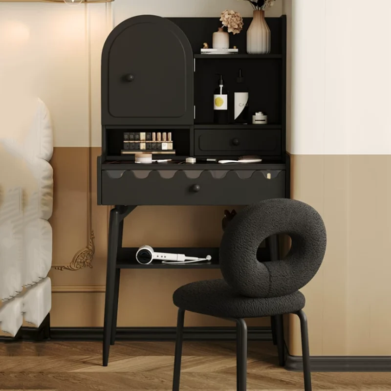 Luxury Modern Vanity Table Desk Storage Drawers Cabinet Closets Dressing Table European Vintage Penteadeira Trendy Furniture