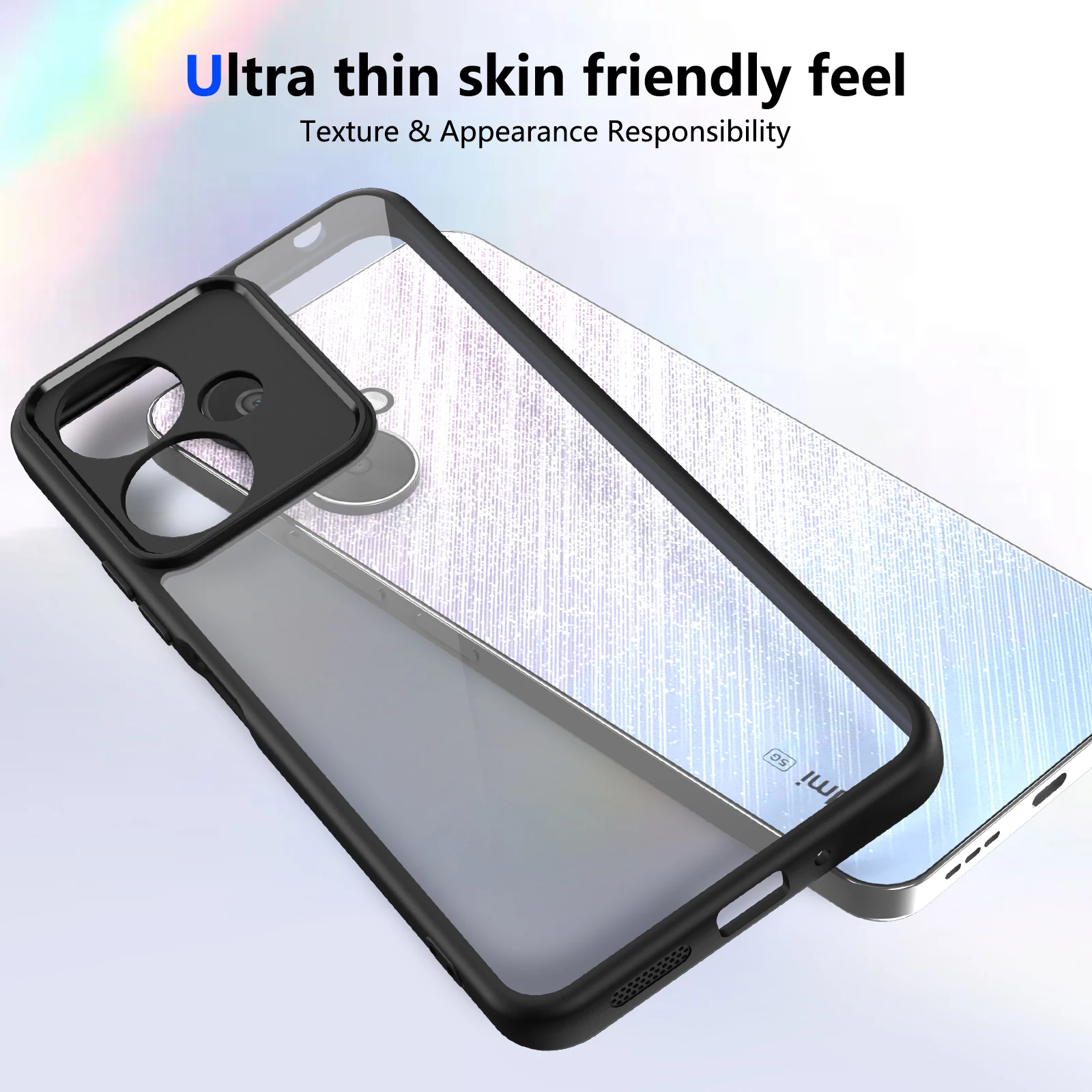 Telefon Fall Für Redmi 14C 12C 13C 4G 5G Airbag Stoßfest Shell TPU + Transparent Für redmi 12 13 Fall
