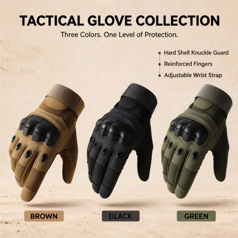 Touchscreen Outdoor Sports Gloves, M L XL Available, Non-slip Wear-resistant, for Motorcycle, Cycling, Baseball, Hiking