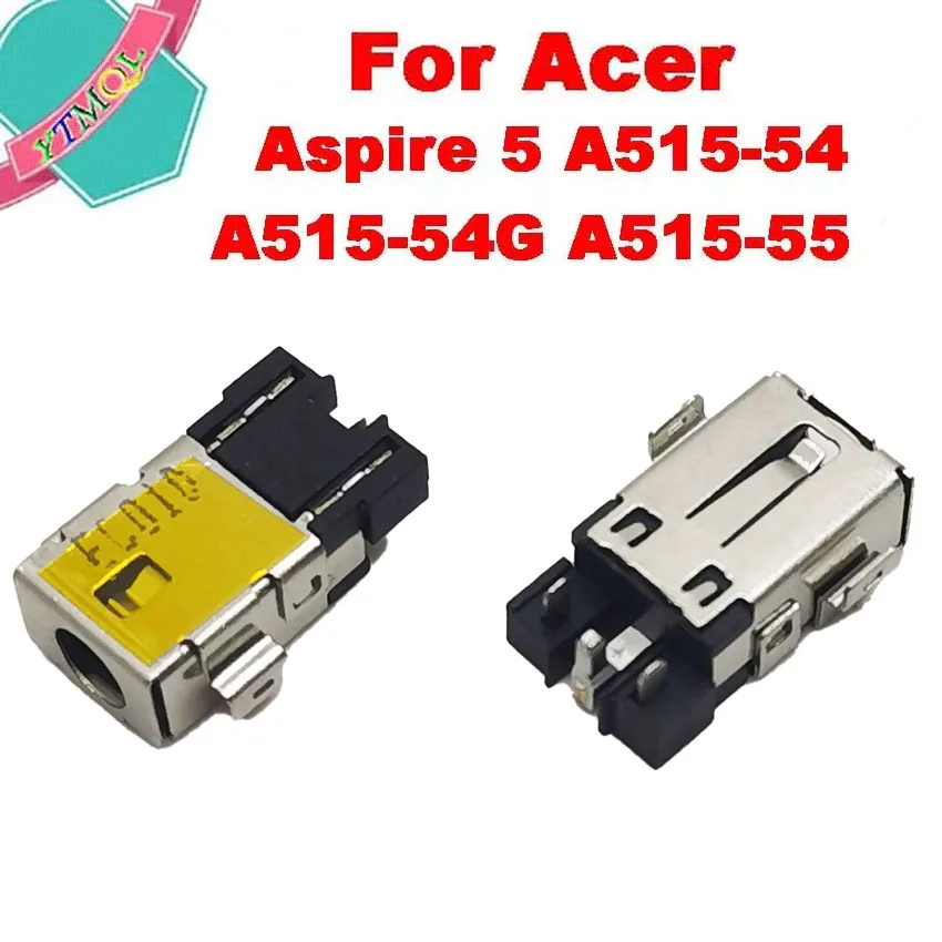 Imagem -03 - Portátil dc Power Jack para Acer A51554 A515-54g A515-55 A315-55g A315-55kg Conector dc Portátil Soquete Substituição 20 Peças Novo