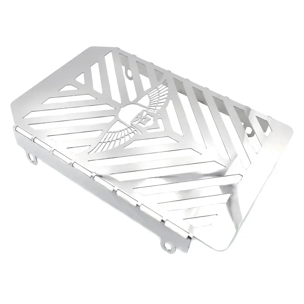 Motorcycle Stainless Steel Chrome Skull Flame Radiator Grille Cover Stainless for Kawasaki Vulcan VN 1500