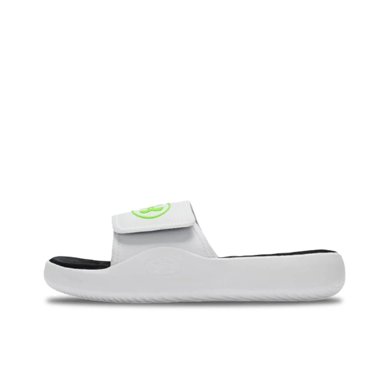 Under Armour Ignite Pro 8 White Green Comfortable Breathable Durable Non-Slip Lightweight Cushioned Flip-Flop Men 6000337-100