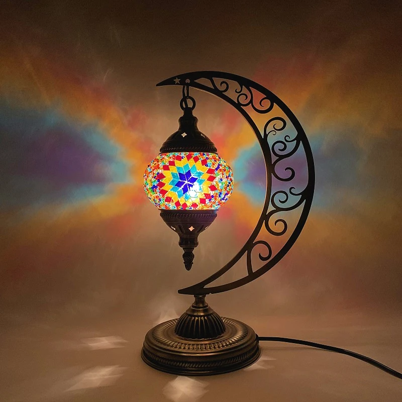 

DIY Turkish lamp material package coffee pot swan moon search banner table lamp various Turkish DIY highlights