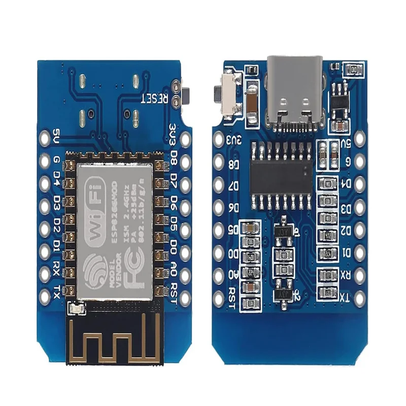 Type-C Micro USB D1 Mini NodeMcu ESP8266 ESP-12F Mini NodeMCU Lua 4M Bytes WiFi Module Wireless WiFi Module for Arduino