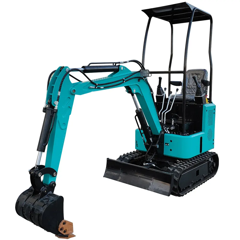 Agricultural small excavator engineering small excavator one ton small machine orchard excavator micro excavator