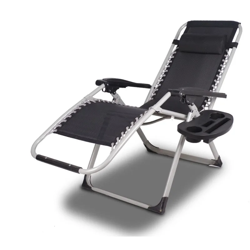 1 Pcs Folding Relaxation Chair Drink Holder 1 Pcs Recliner Accessories Tray for Outdoor Fishing Camping Beach Use view 4