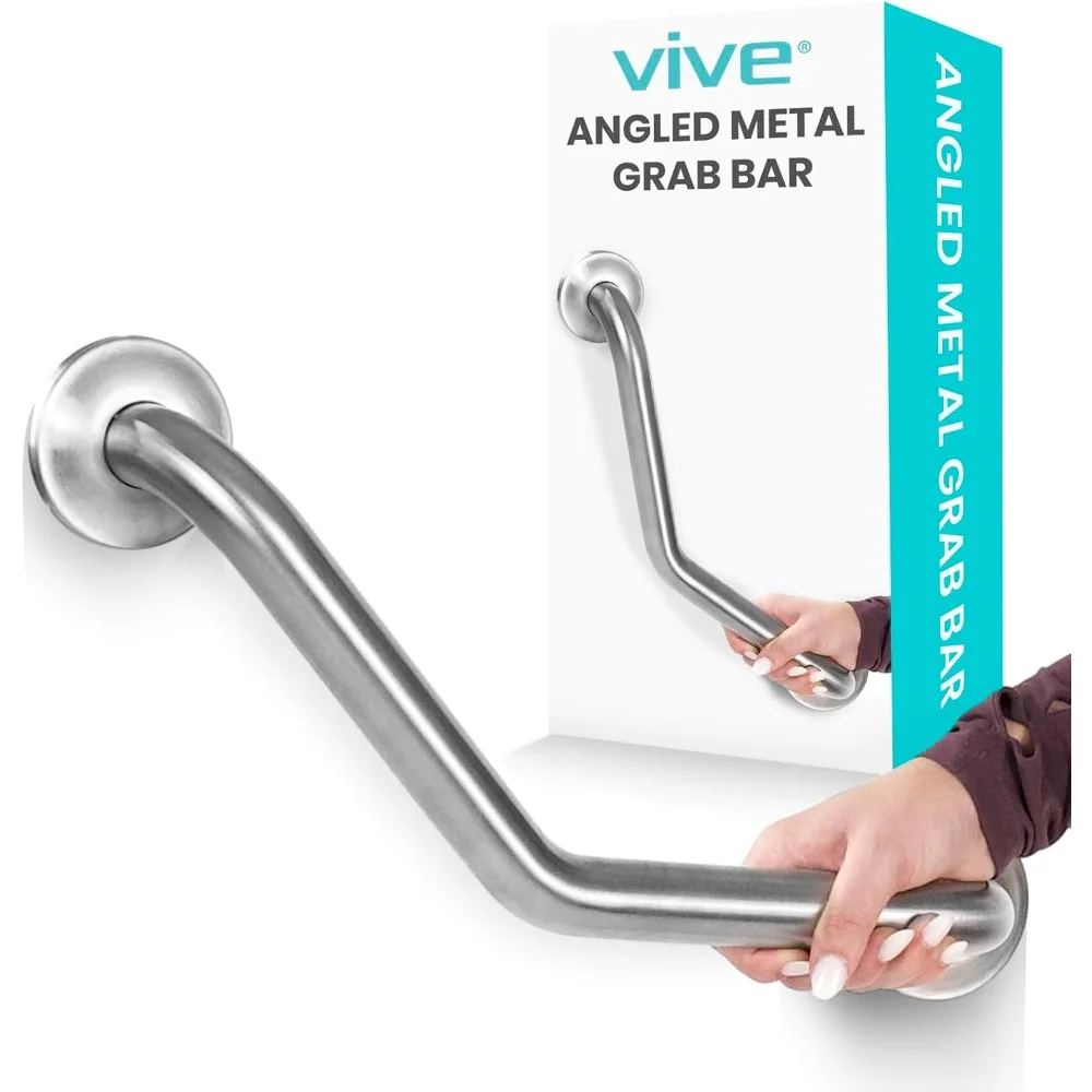 

Угловая поручня для душа (подерживает 440 фунтов) — поддерживает ванну, ванную комнату, предохранительную направляющую для ванны для кинои, seniora, starszych