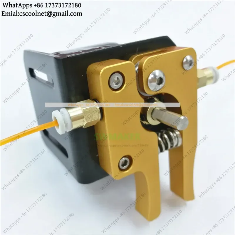 for Reprap 3D Printer Bowden Extruder 1.75mm Metal Aluminum Gold Anodized for NEMA 17 Stepper Motor 3D Printing Parts