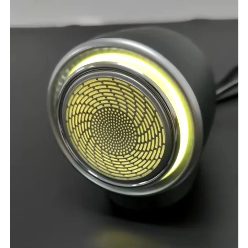 Universal Auto Interior Lighting Car APP Control  Decoration Atmosphere Lamp Universal Rotating Tweeter Rotating Central Speaker