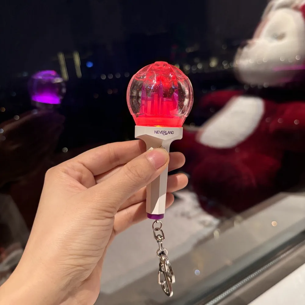 Kpop Gidle Lightstick Keychain Castle Replaceable PVC Lampwick Pendant Bag Accessories Keyring YuQi Minnie ShuHua Fans Gift