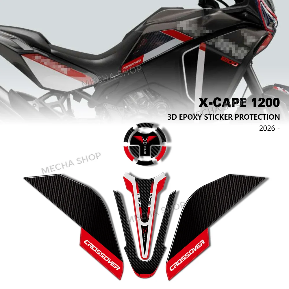 

3D-наклейки на бак для Moto Morini X-Cape 1200 2025 2026, защита