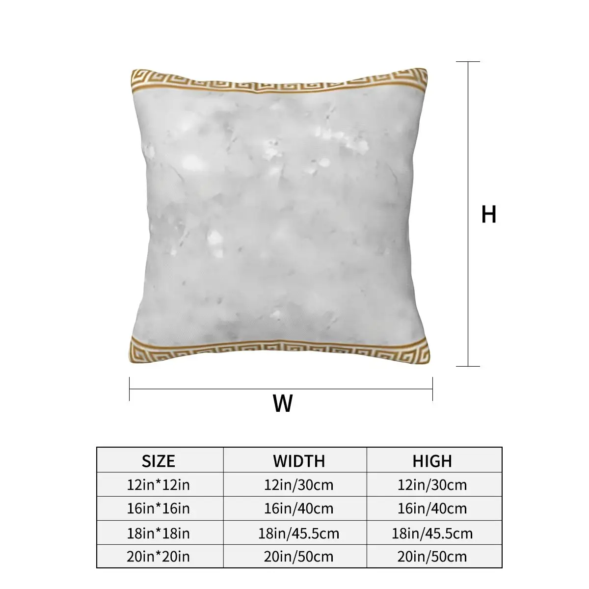 Ancient Greece Square Pillowcase Pillow Cover Cushion Decor Comfort Throw Pillow for Home Car