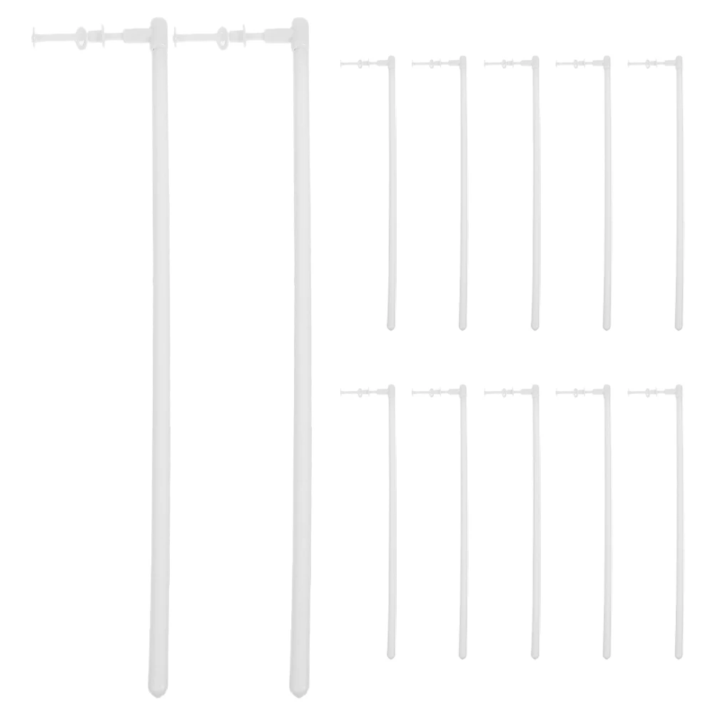 

12pcs Windmill Accessories Solid Rods for Diy Toy Garden Replacement Parts Longlasting Spinner Pole Plastic Sticks Pinwheel
