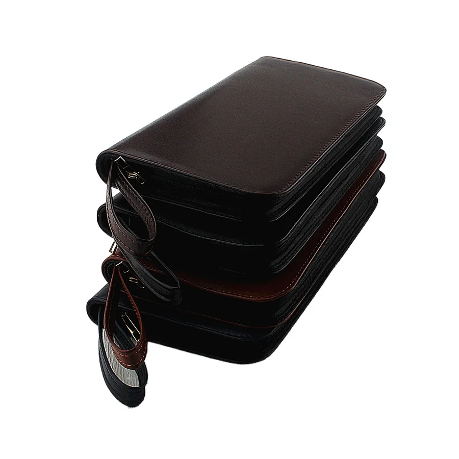 

Available for 10 /24/36/48 Fountain Pen / Rollerball Pen, PU leather Pouch Pencil Bag Case Holder Storage Organizer Waterproof