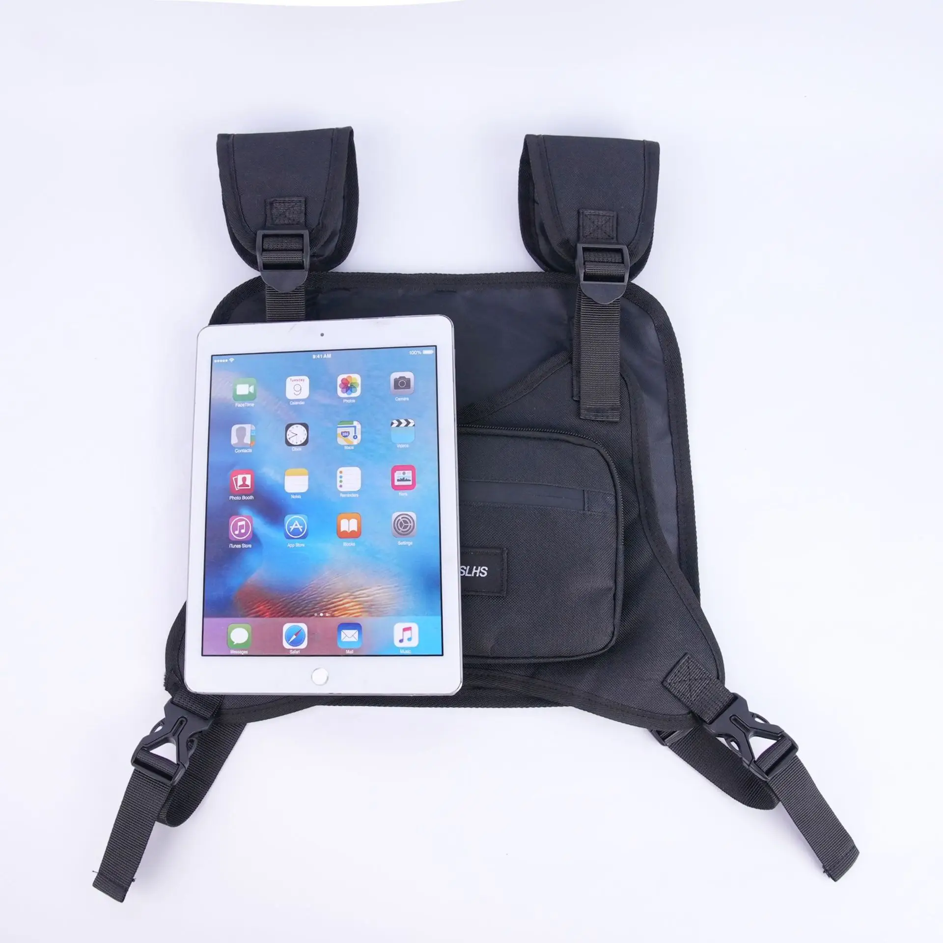 Tactical Chest Bag Outdoor Sports Vest Bag Adjustable Strap Utility Chest Pack Multi-Pocket Waist Fanny Pack for Cycling Hiking