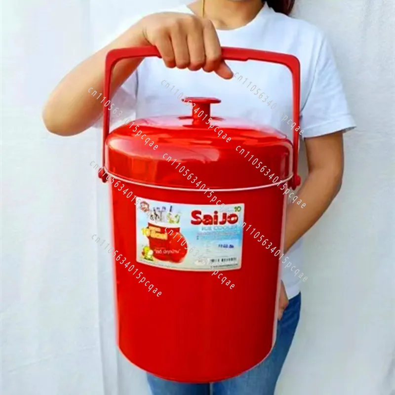 

Thermal Insulation Bucket Dai Restaurant Stalls Glutinous Rice with Ice Cubes Large-capacity Ice Bucket Cooking Porridge Bucket