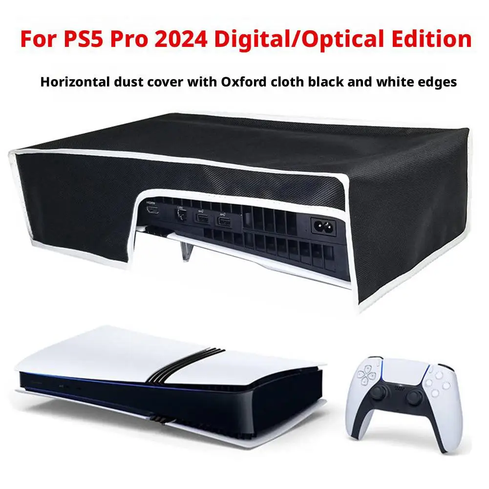 2024 Dust Cover For PS5 Pro Console Simple Dust Cover Host Dust Cover Anti-Scratch Sleeve Case Mesh Stopper Cloth Net Protective