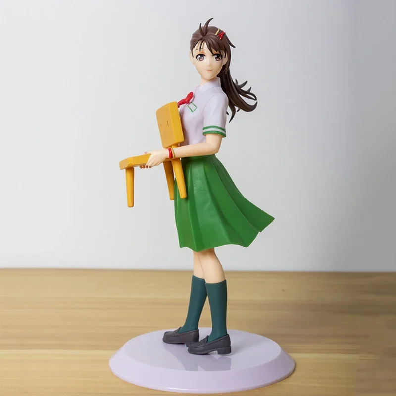 20cm Suzume no Tojimari Anime Figure POP UP PARADE Iwato Suzume Chair Action Figure Hina Amano Figurine Collectible Model Toys