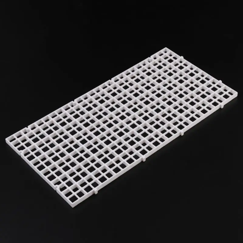 Aquarium Trennwand Set – 4 Stück Kunststoffgitter 30x15 Cm Mit 8 Halteclips – Für Fischbecken, Isolation, Zucht &
