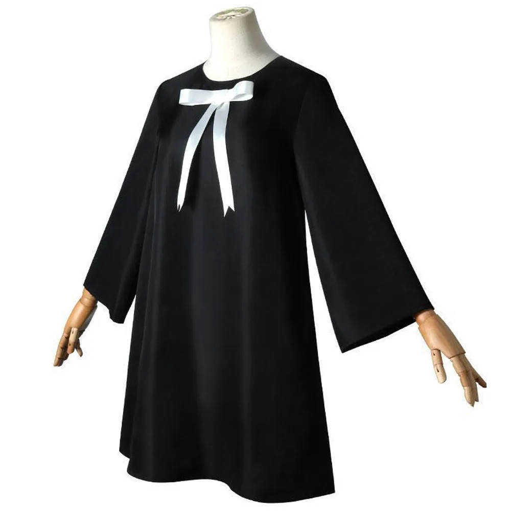 anya black dress Anya Long Sleeve Off Shoulder Mini Dress Black | White | Black | White | Womens main image 0