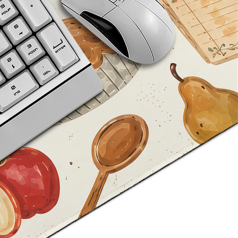 Mouse Pad Gaming Vintage Coffee Bakery printon demand HD Home Custom Mousepad XXL keyboard pad Soft Computer Desktop Mouse Pad