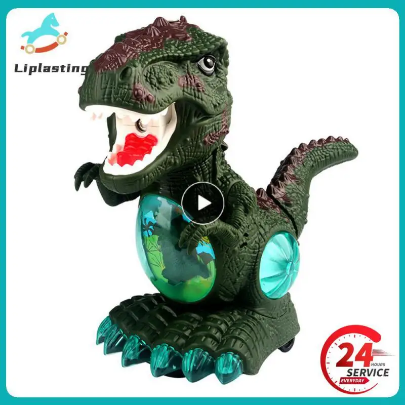 Brain Game Realistic Texture Atomized Spray Joints Are Movable Detachable Tail Simulation Modeling Electric Toys Dinosaur Toy