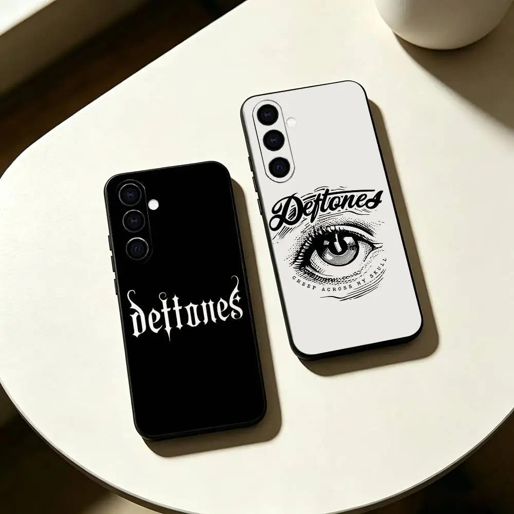 Cool R-Rock Band D-Deftones Phone Case Black Silicone Soft For Samsung Galaxy A73,A72,A71,A70,A53,A52,A51