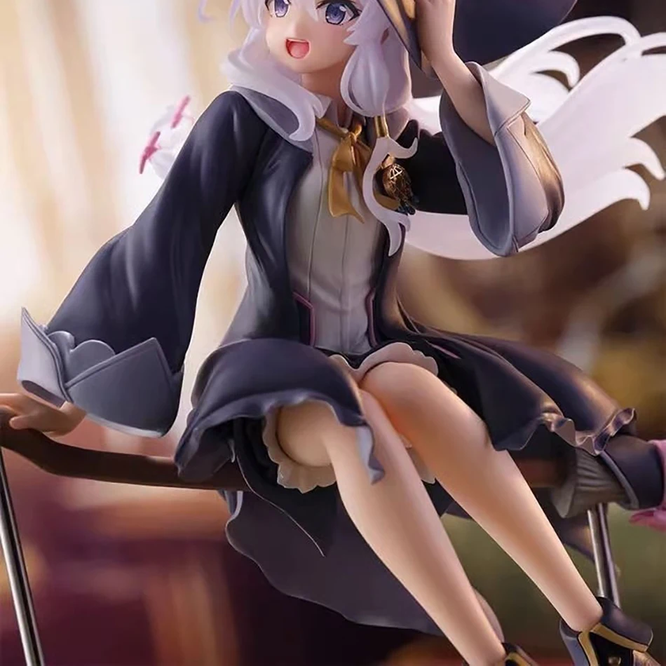 20 cm Elaina Anime Figuur Wandering Witch: The Journey of Elaina Action Figure Heks Beeldje Collectie Ornamenten Model Speelgoed Cadeau