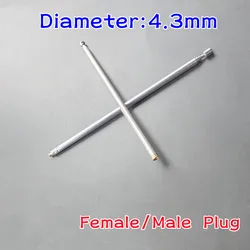 R/C Toys Tank Boat Car Helicopter Male Female 4.3mm M2.5 M3.0 Metal Telescopic Stainless Steel AM FM Radio Universal Antennas