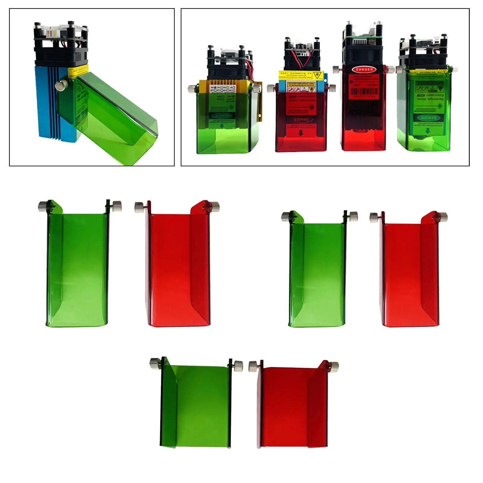 Óculos protetores para CNC Laser Engraving Machine, Módulo Laserhead