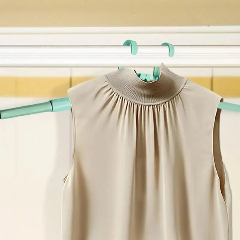 Folding Hangers For Clothes Folding Clothes Drying Rack Hangers Space Saving Hangers Multifunctional Shirt Suit Hanger