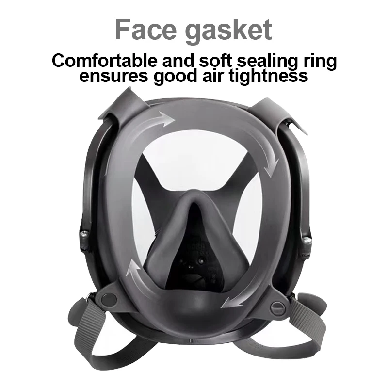 Full Face 6800 Gas Mask Spray Protective Mask Industrial Gas Mask Respirator New Type Gas Mask Formaldehyde Protection