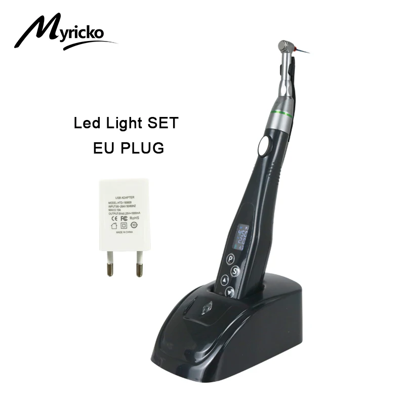 EndoMotor 16:1 Dental Reduction Equipment Wireless Endo mit LED-Licht Importiertes Motorwurzelkanalinstrument Zahnarztspitzen