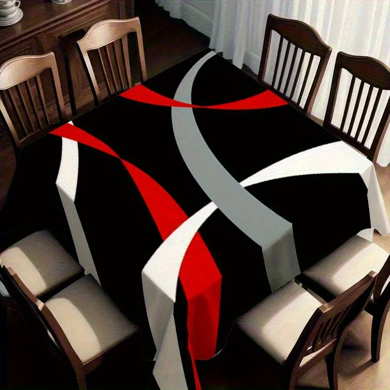 [JIT] 1 piece 2D polyester multi-shape (long / square) with optional vintage geometric print yzb